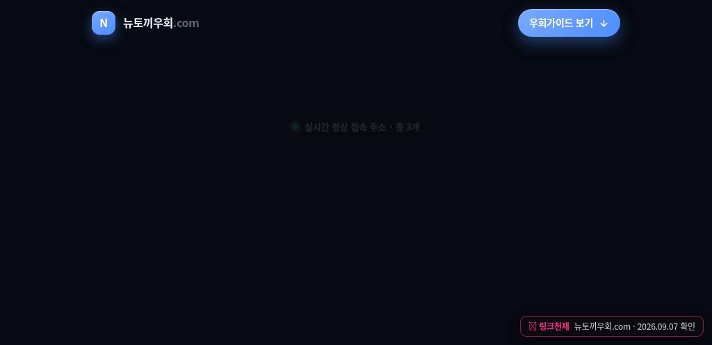 뉴토끼(뉴토끼우회.com) 접속 화면