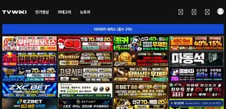 티비위키 접속 화면